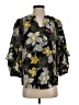 Chico's Black 3/4 Sleeve Blouse Size Sm (0) - photo 1