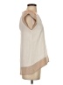 C. Luce 100% Polyester Ivory Sleeveless Blouse Size S - photo 4