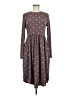 Unbranded Polka Dots Brown Casual Dress Size M - photo 1