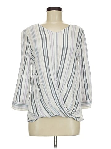 Christopher & Banks 3/4 Sleeve Blouse (view 1)
