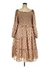 Hayden 100% Polyester Hearts Brown Casual Dress Size 3XL - photo 1