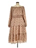 Hayden 100% Polyester Hearts Brown Casual Dress Size 3XL - photo 2