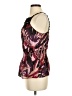 Cache 100% Silk Burgundy Sleeveless Silk Top Size S - photo 5