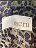 Ecru 100% Silk Paisley Blue Blouse Size S - photo 7