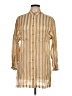 Lizsport Stripes Gold 3/4 Sleeve Button-Down Shirt Size L - photo 1