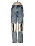 UNIF Color Block Blue Jeans Size 28 waist - photo 1