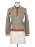 Veronica Beard Brown Long Sleeve Blouse Size XS - photo 1