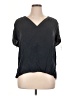 Vince. Black Short Sleeve Blouse Size XL - photo 1