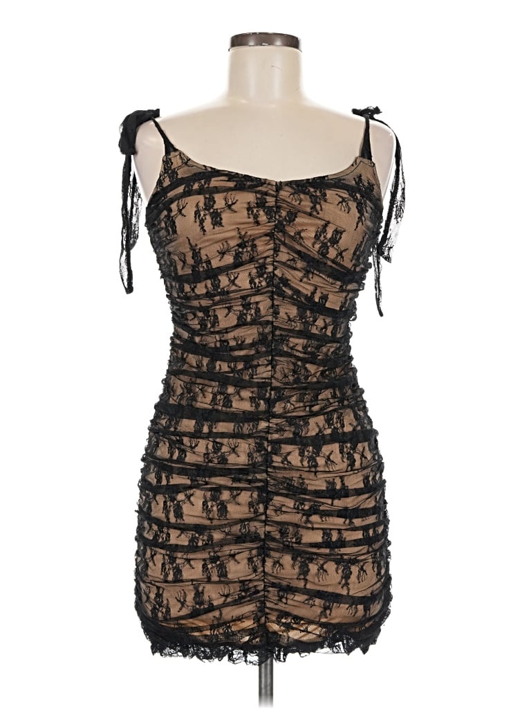 Pre-owned More To Come Cocktail Dress In Black