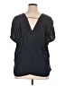 Vince. Black Short Sleeve Blouse Size XL - photo 2