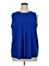Alfani Blue Sleeveless Blouse Size 16 - photo 1