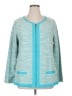 Coldwater Creek 100% Cotton Teal Jacket Size 1X - photo 1