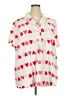 Only Hearts Ivory Short Sleeve Blouse Size XXL - photo 1