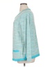 Coldwater Creek 100% Cotton Teal Jacket Size 1X - photo 5