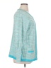 Coldwater Creek 100% Cotton Teal Jacket Size 1X - photo 4