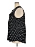 Elie McCarthey Polka Dots Black Sleeveless Blouse Size 2X - photo 5