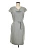 Calvin Klein Solid Gray Casual Dress Size 8 - photo 1