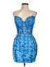 Assorted Brands Blue Cocktail Dress Size 10 - photo 1