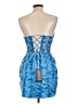 Assorted Brands Blue Cocktail Dress Size 10 - photo 2