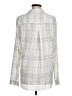 Bella Dahl Plaid Ivory Long Sleeve Blouse Size M - photo 2