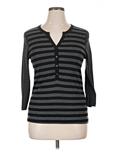 Three Dots 3/4 Sleeve Top (view 1)