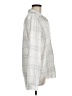 Bella Dahl Plaid Ivory Long Sleeve Blouse Size M - photo 4