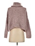 Sincerely Jules Tweed Pink Turtleneck Sweater Size S - photo 2
