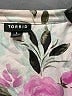 Torrid 100% Polyester Floral White 3/4 Sleeve Blouse Size 1X Plus (1) - photo 7