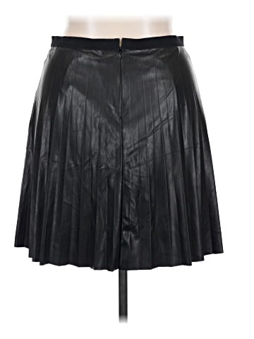 J.Crew Factory Store Faux Leather Skirt (view 2)
