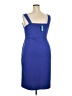 24/7 Maurices Solid Blue Cocktail Dress Size XXL - photo 2
