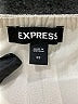 Express 100% Polyester Metallic Silver 3/4 Sleeve Blouse Size XS - photo 7