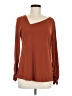 IMAN Brown Long Sleeve Top Size M - photo 1