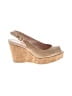 Stuart Weitzman Tan Wedges Size 5 1/2 - photo 1