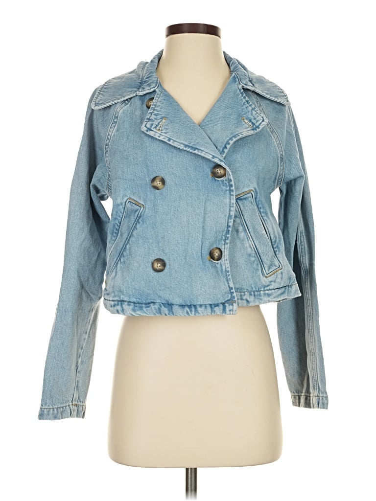 Pre-owned Pilcro Denim Jacket In Blue