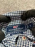 Vineyard Vines 100% Cotton Checkered-gingham Blue Long Sleeve Button-Down Shirt Size 7 - photo 3