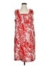 Perceptions Paisley Red Casual Dress Size 16 - photo 1