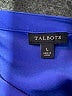 Talbots 100% Polyester Blue Long Sleeve Blouse Size L - photo 7