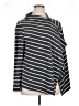 Bobeau Stripes Black Poncho Size XL Petite - photo 1