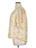 1.State 100% Polyester Yellow Short Sleeve Blouse Size XL - photo 5