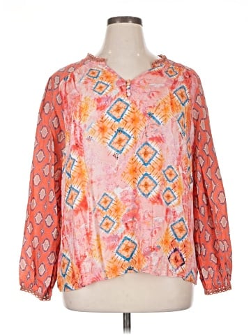 Tolani Long Sleeve Blouse (view 1)