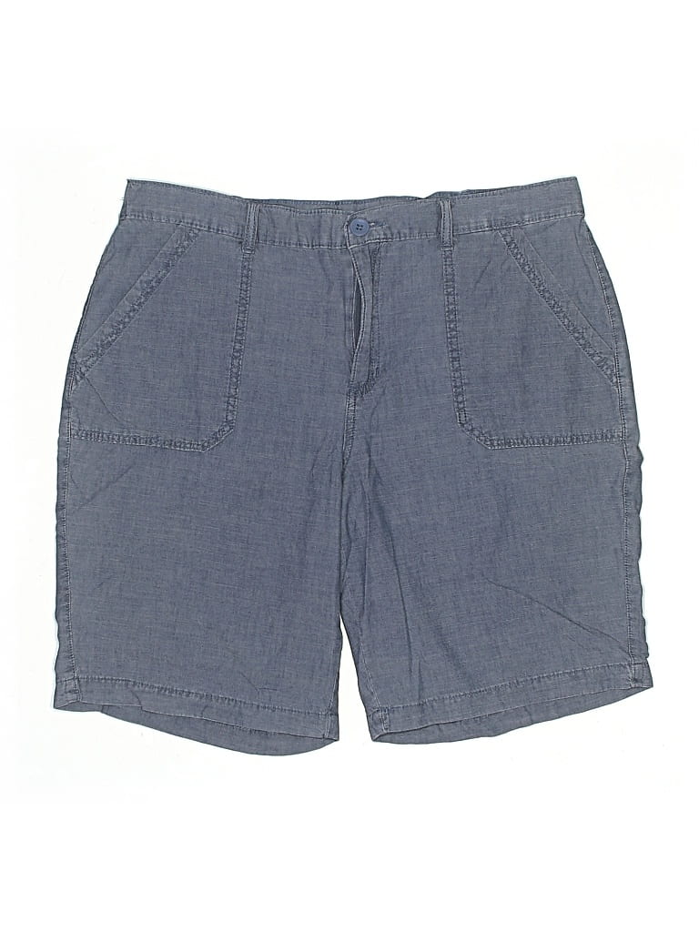 Pre-owned Karen Scott Cargo Shorts In Blue