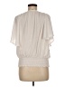 Meraki 100% Polyester Ivory Short Sleeve Blouse Size L - photo 2
