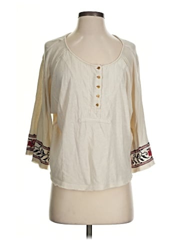 Free People 3/4 Sleeve Blouse (view 1)
