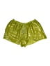 Free People 100% Polyester Stars Green Shorts Size M - photo 1