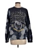 Junk Food Camo Blue Pullover Sweater Size S - photo 1