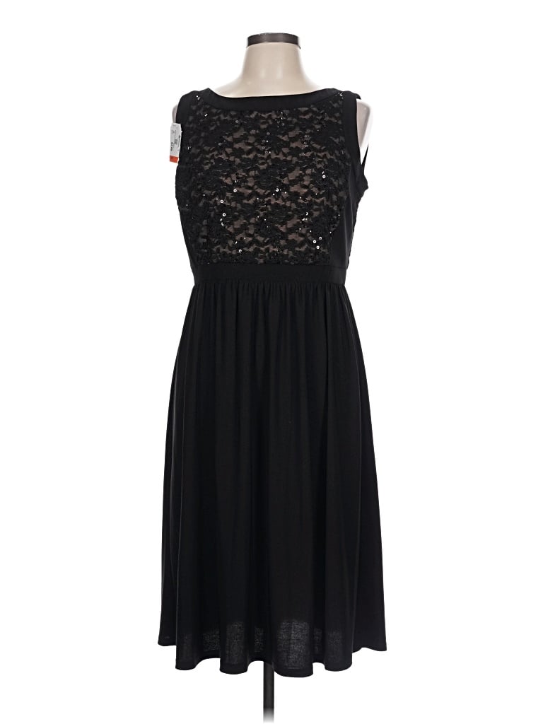 Pre-owned R & M Richards Cocktail Dress In Black