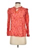 Vineyard Vines Orange Long Sleeve Blouse Size XS - photo 1