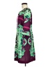 Robbie Bee 100% Polyester Print Green Casual Dress Size 8 - photo 5