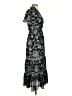Max Studio 100% Polyester Paisley Black Casual Dress Size S (estimated) - photo 4