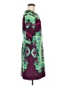 Robbie Bee 100% Polyester Print Green Casual Dress Size 8 - photo 4